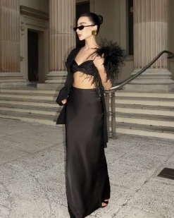 Mila Maxi Skirt - Black