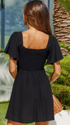 Molly Mini Dress - Black