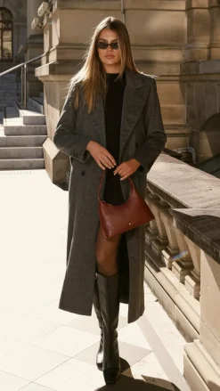 MVN - Lost In New York Coat - Charcoal