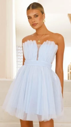 Mylee Mini Dress - Blue