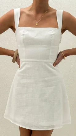 Nadalia Mini Dress - White