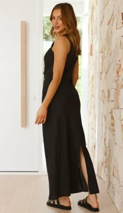 Naira Maxi Dress - Black