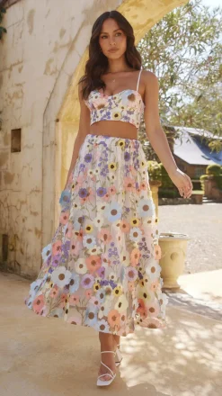 Naja Crop Top - Multi Floral