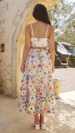 Naja Maxi Skirt - Multi Floral