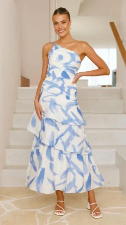 Nalani Maxi Dress - Blue Print