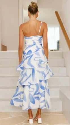 Nalani Maxi Dress - Blue Print