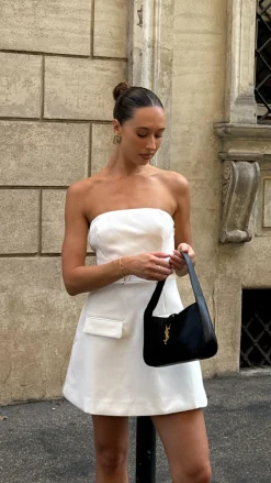 Naomi Mini Dress - White