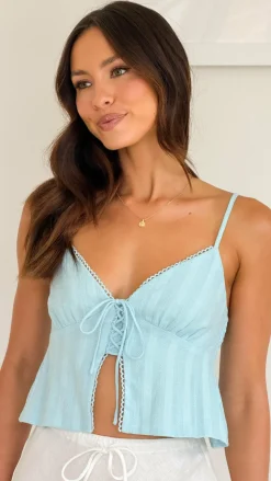 Nela Top - Sky Blue