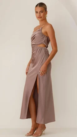 Nyla Maxi Dress - Mushroom