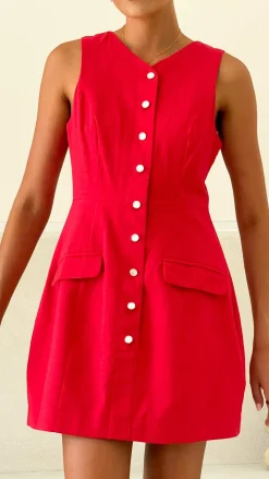 Nylah Mini Dress - Red