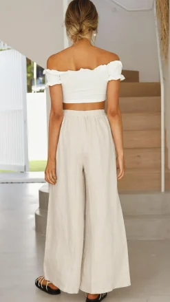 Oceana Pants - Natural