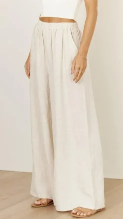 Oceana Pants - Natural