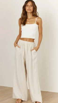 Oceana Pants - Natural