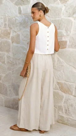 Oceana Pants - Natural