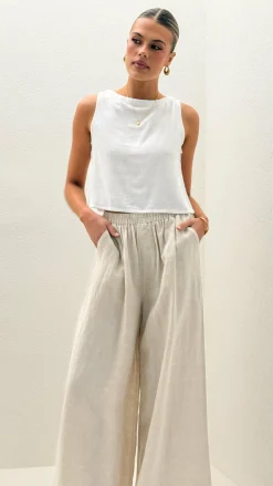 Oceana Pants - Natural