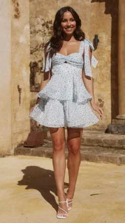 Oceane Mini Dress - Blue