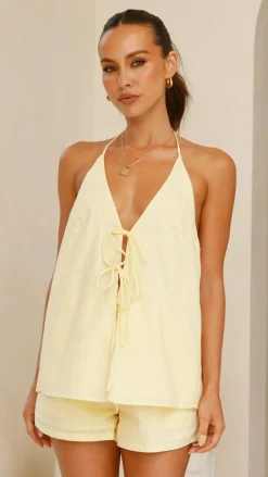 Octavia Shorts - Lemon