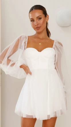 Olivia Mini Dress - White