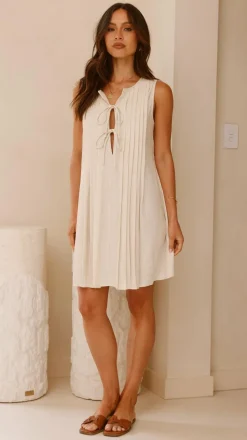 Olivio Mini Dress - Oat