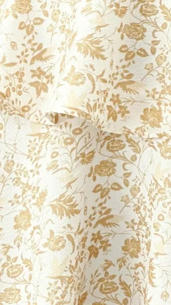 Page Mini Dress - Yellow Floral