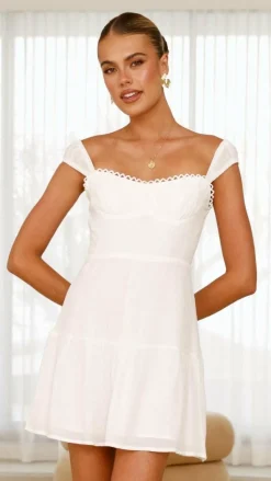 Pascah Mini Dress - White