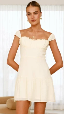 Pascah Mini Dress - Yellow