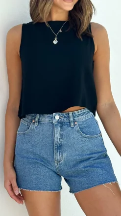 Persephone Crop Top - Black