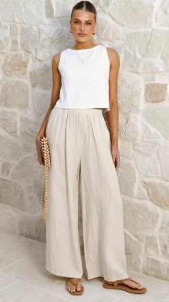 Persephone Crop Top - White