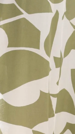 Poppi Mini Dress - Sage Print