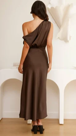 Prudence Maxi Dress - Brown