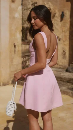 Rafiki Mini Dress - Baby Pink