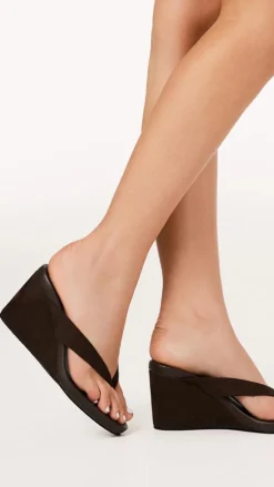 Ravyn Heel - Dark Cacao Suede