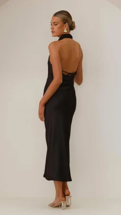 Rina Midi Dress - Black