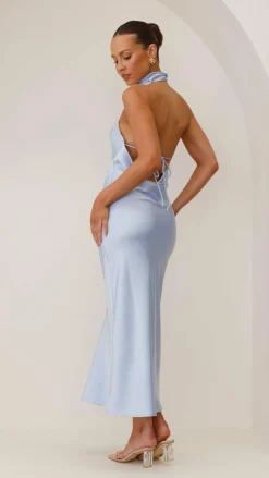 Rina Midi Dress - Blue