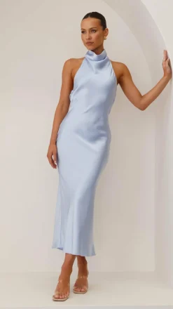 Rina Midi Dress - Blue