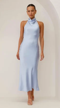 Rina Midi Dress - Blue