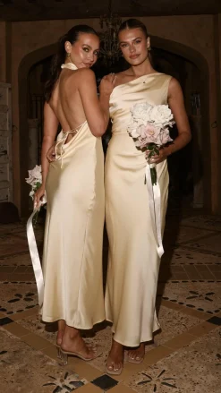 Rina Midi Dress - Yellow