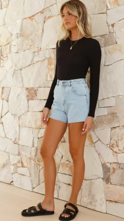 Rollas Mirage Short - Nina Blue Organic