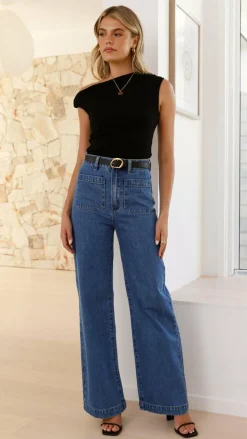 Rollas Sailor Jean Long - Ashley Blue