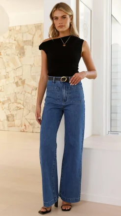 Rollas Sailor Jean Long - Ashley Blue