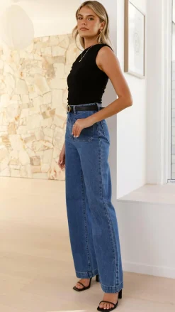 Rollas Sailor Jean Long - Ashley Blue