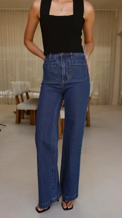 Rollas Sailor Jean Long - Eco Ruby