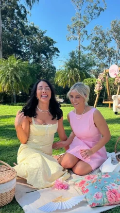 Romy Maxi Dress - Yellow / White