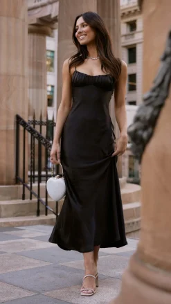 Rue Maxi Dress - Black