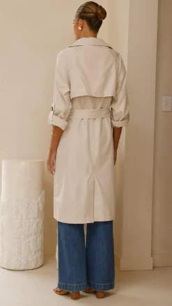Rylie Trench Coat - Sand