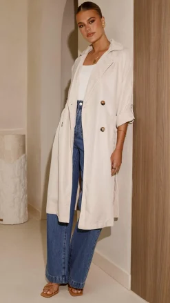 Rylie Trench Coat - Sand