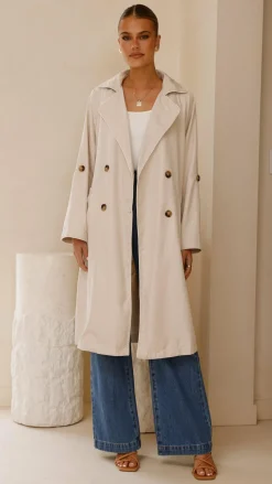 Rylie Trench Coat - Sand