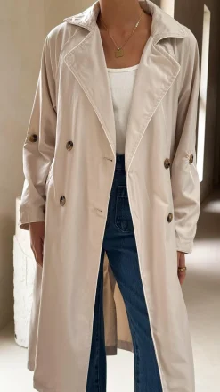 Rylie Trench Coat - Sand