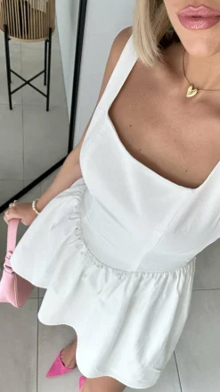 Sadzi Mini Dress - White