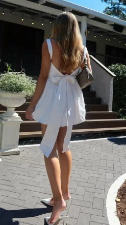 Sadzi Mini Dress - White